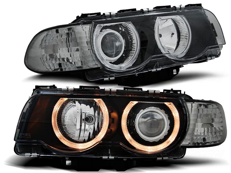 BMW E38 09.1998+ - SCHEINWERFER ANGEL EYES