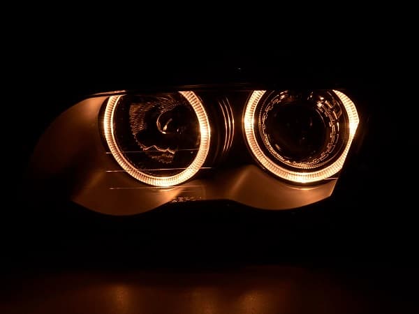 BMW E46 -08.2001 - SCHEINWERFER ANGEL EYES – Bild 2