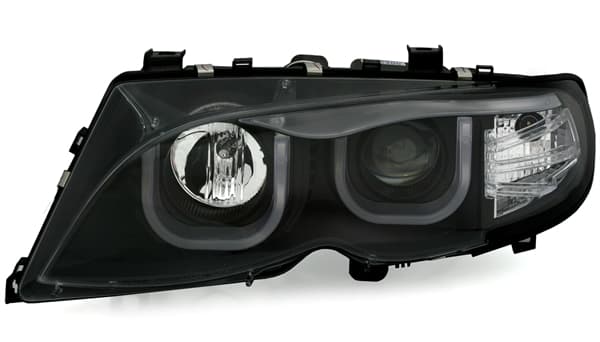 BMW E46 10.2001+ - SCHEINWERFER ANGEL EYES (3D) – Bild 3