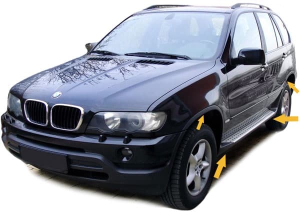 BMW X5 - SCHWELLER TRITTBRETTER – Bild 2