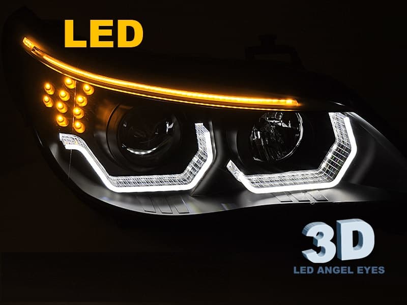 BMW E60 - 3D ANGEL EYES SCHEINWERFER – Bild 3