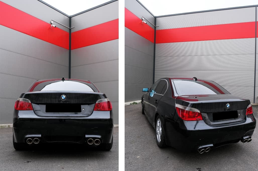 BMW E60 - HECK DUPLEX STOSSSTANGE M5 OPTIK (PDC) V.3 – Bild 5