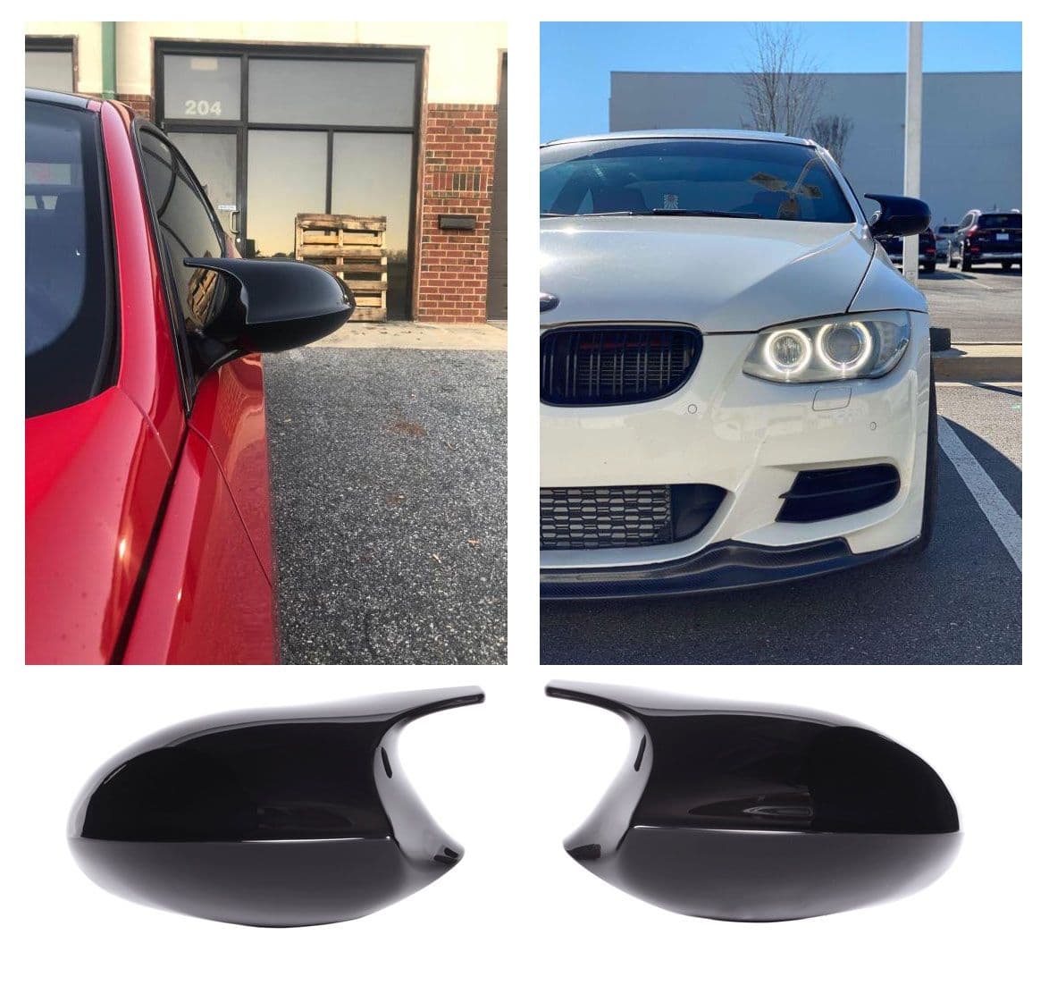 BMW E81 - SPIEGELKAPPEN SCHWARZ GLANZ