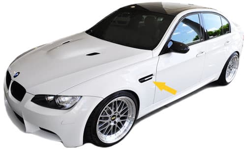BMW E90 LIMOUSINE M3 - LÜFTUNGSGITTER BLINKER – Bild 3