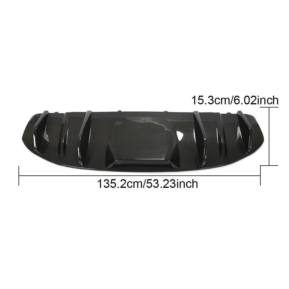 PORSCHE TAYCAN - JC SPORTLINE CARBON HECK DIFFUSOR ANSATZ – Bild 4