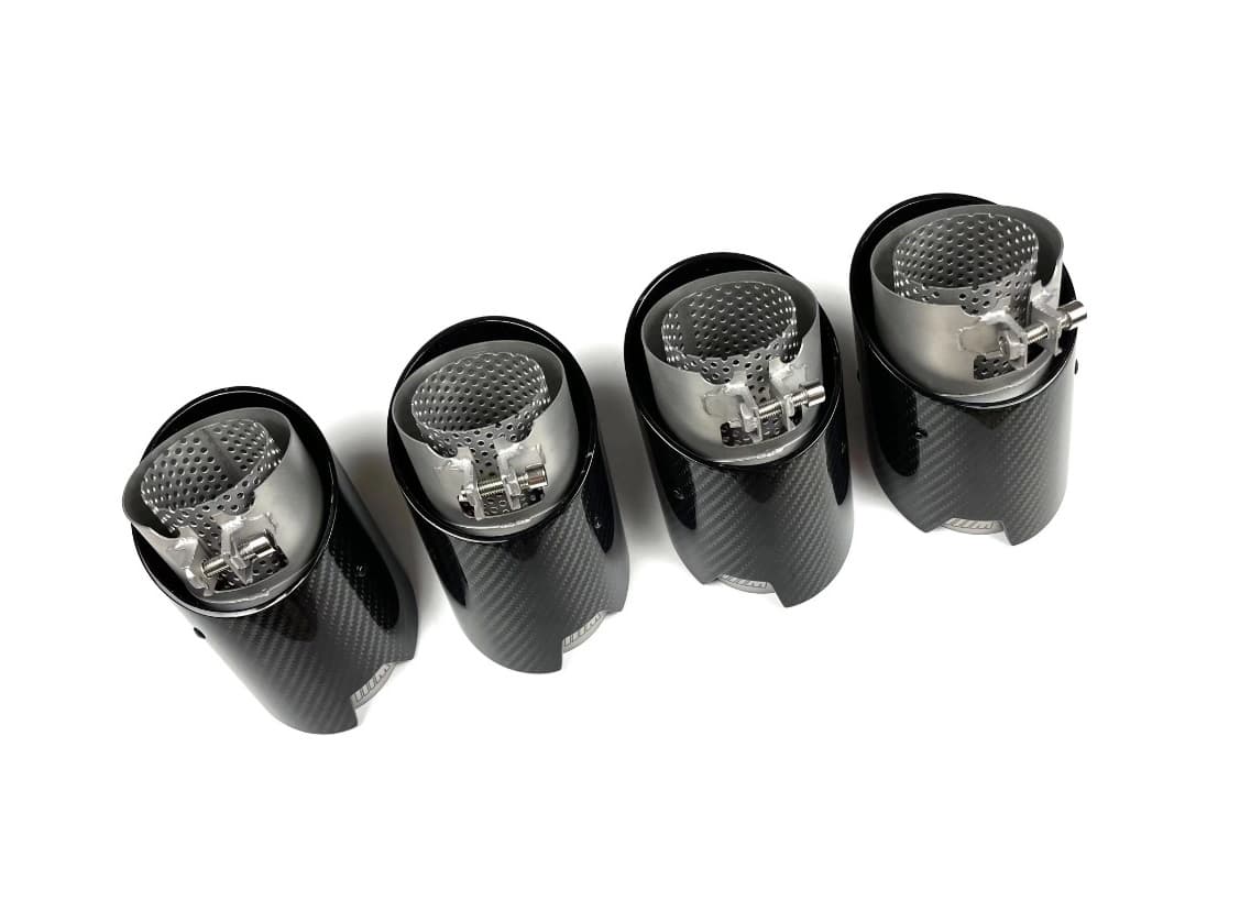 BMW M PERFORMANCE OPTIK ENDROHRBLENDEN CARBON G80 G81 G82 – Bild 2
