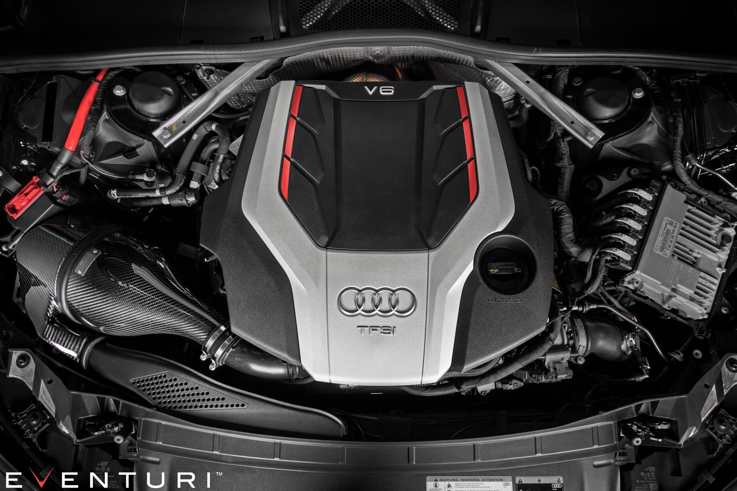 AUDI S4 - EVENTURI CARBON LUFTANSAUGUNG LUFTFILTER KIT EVE-B9S5-CF-INT – Bild 2
