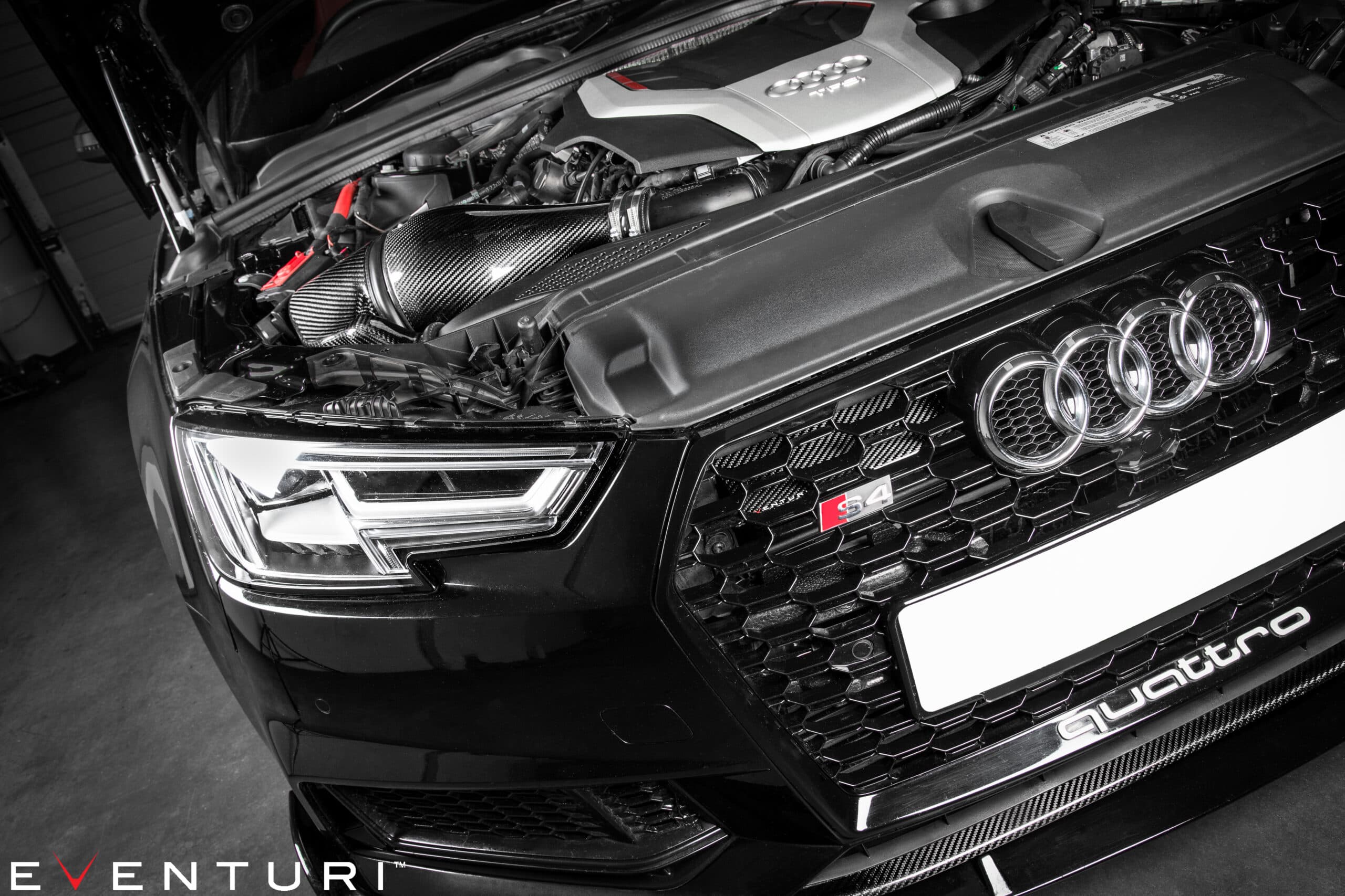 AUDI S4 - EVENTURI CARBON LUFTANSAUGUNG LUFTFILTER KIT EVE-B9S5-CF-INT – Bild 3