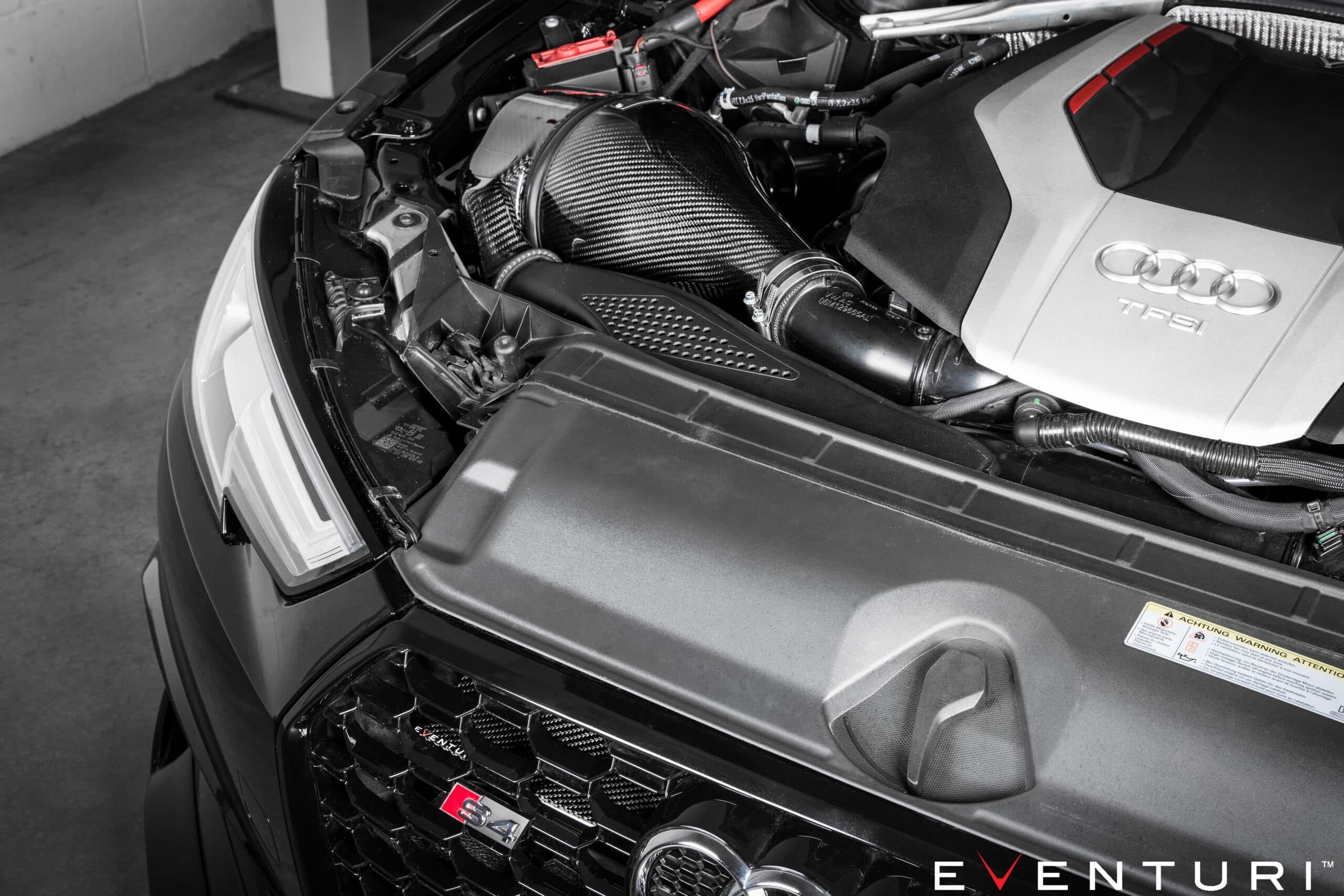 AUDI S4 - EVENTURI CARBON LUFTANSAUGUNG LUFTFILTER KIT EVE-B9S5-CF-INT – Bild 4