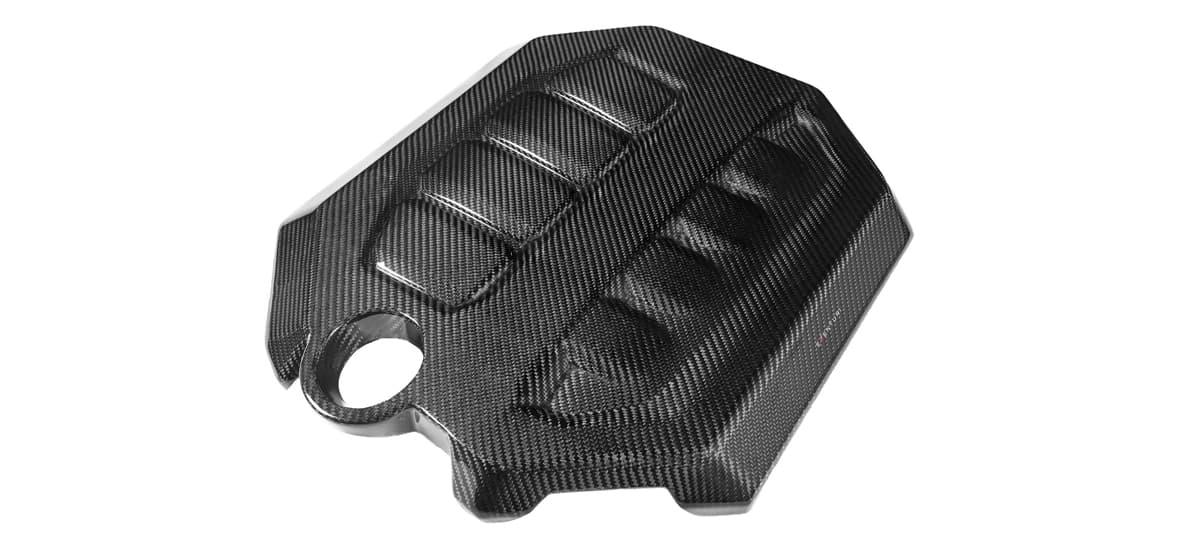 VW GOLF 8 R - EVENTURI CARBON MOTORABDECKUNG EVE-EA8884-CF-ENG