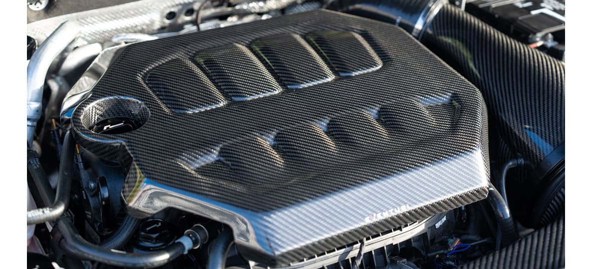 VW GOLF 8 R - EVENTURI CARBON MOTORABDECKUNG EVE-EA8884-CF-ENG – Bild 3