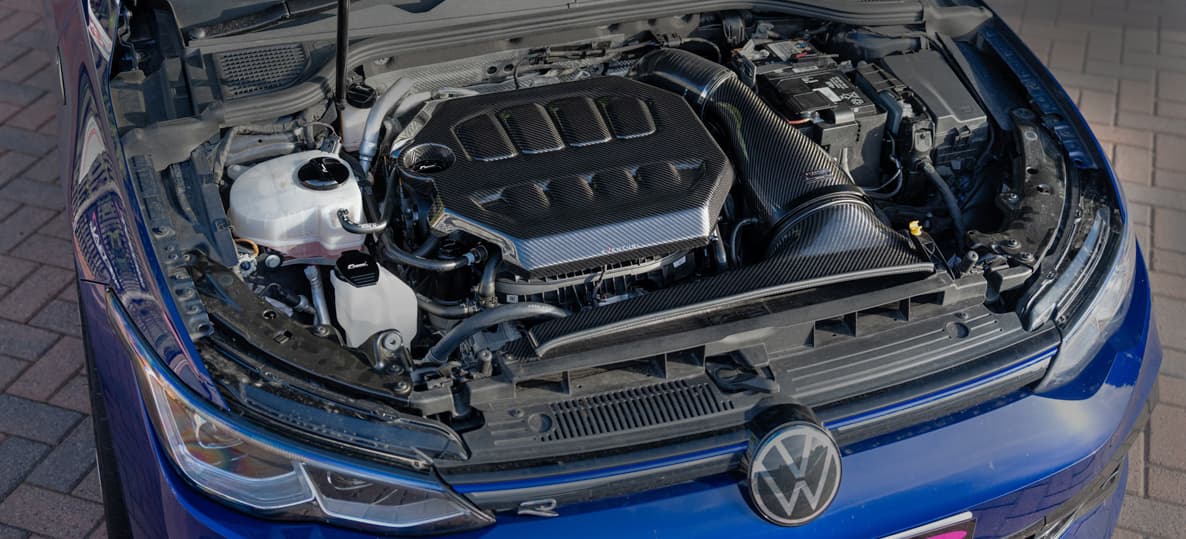 VW GOLF 8 R - EVENTURI CARBON MOTORABDECKUNG EVE-EA8884-CF-ENG – Bild 4