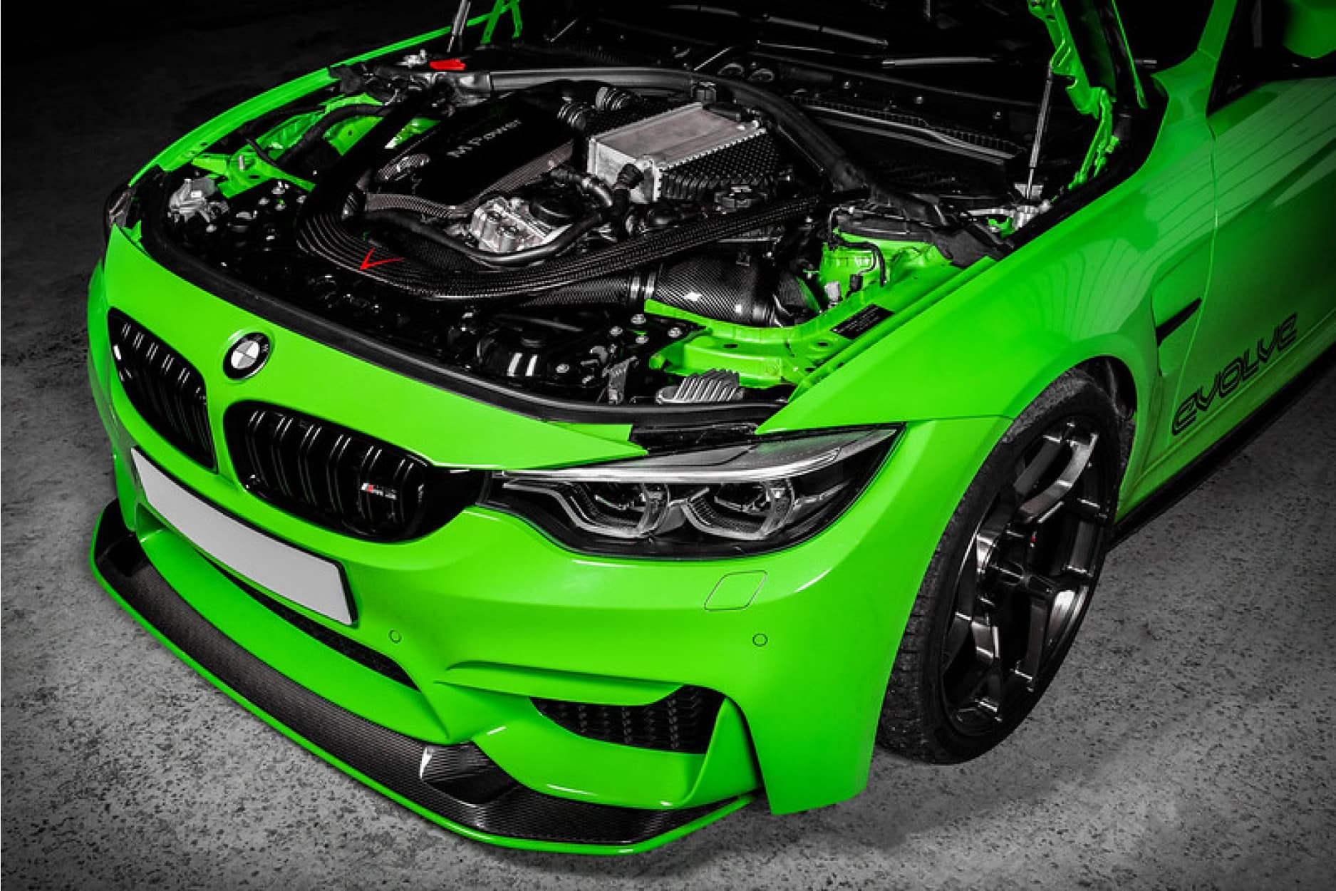 BMW M4 - EVENTURI CARBON ANSAUGSYSTEM V2 EVE-F8XMV2-CF-INT (DTC) – Bild 4