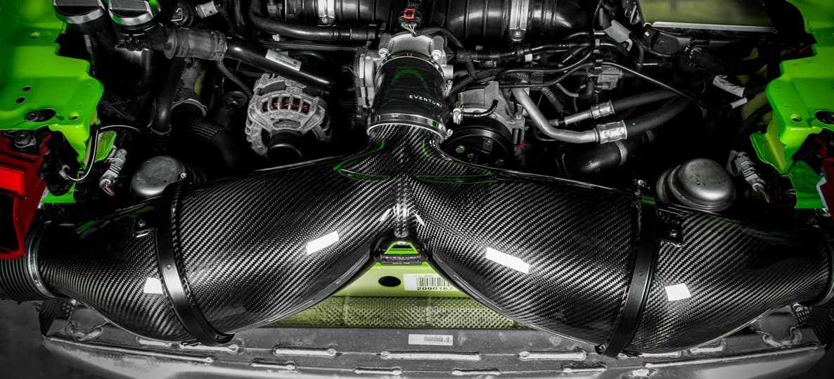 PORSCHE 911 GT3 RS - EVENTURI CARBON ANSAUGSYSTEM Eventuri # EVE-GT3RS-INT – Bild 4