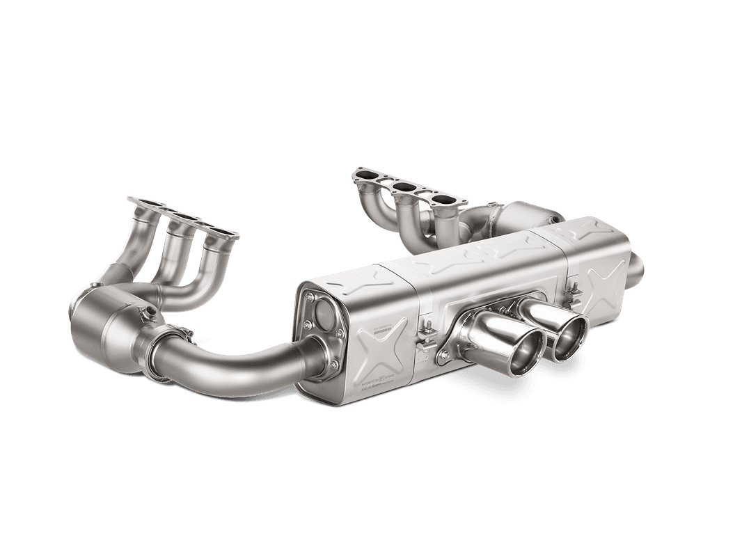 PORSCHE 911 GT3 - AKRAPOVIC EVOLUTION RACE LINE SPORT AUSPUFF SYSTEM S-PO/TI/3/1 – Bild 2