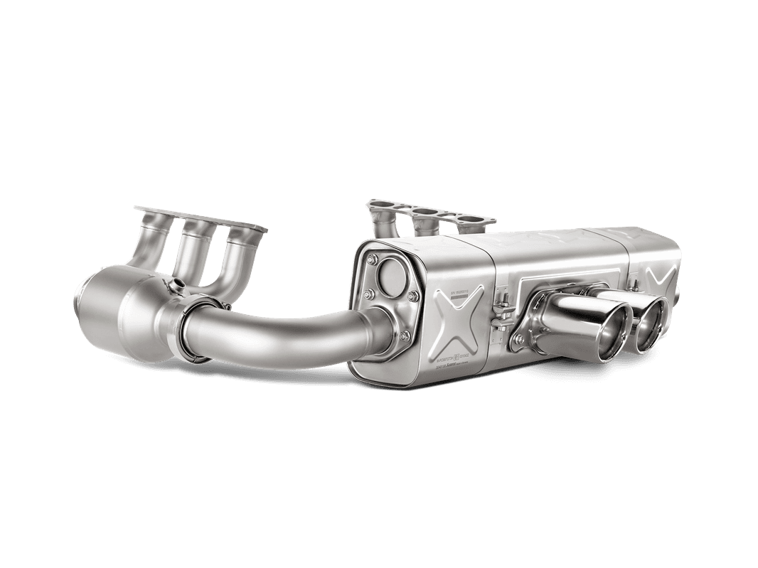 PORSCHE 911 GT3 - AKRAPOVIC EVOLUTION RACE LINE SPORT AUSPUFF SYSTEM S-PO/TI/3/1 – Bild 3