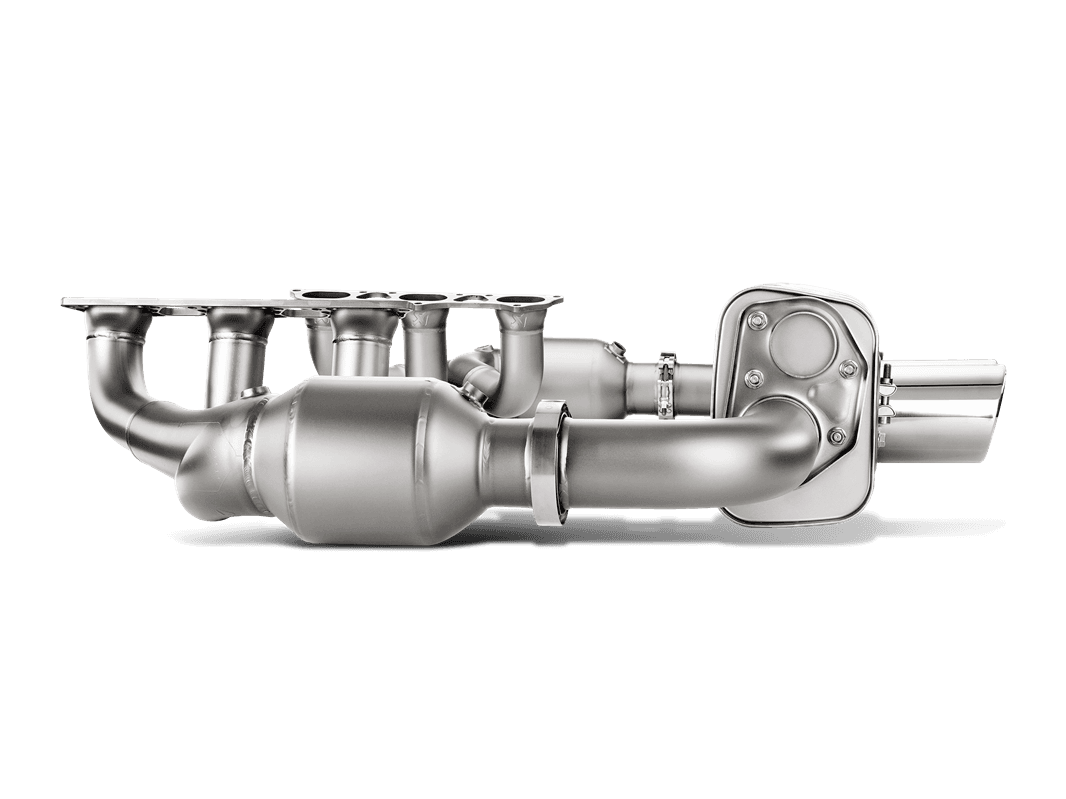 PORSCHE 911 GT3 - AKRAPOVIC EVOLUTION RACE LINE SPORT AUSPUFF SYSTEM S-PO/TI/3/1 – Bild 4