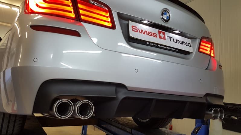 BMW F10 LIMOUSINE - M5 OPTIK DUPLEX DIFFUSOR M PERFORMANCE – Bild 4