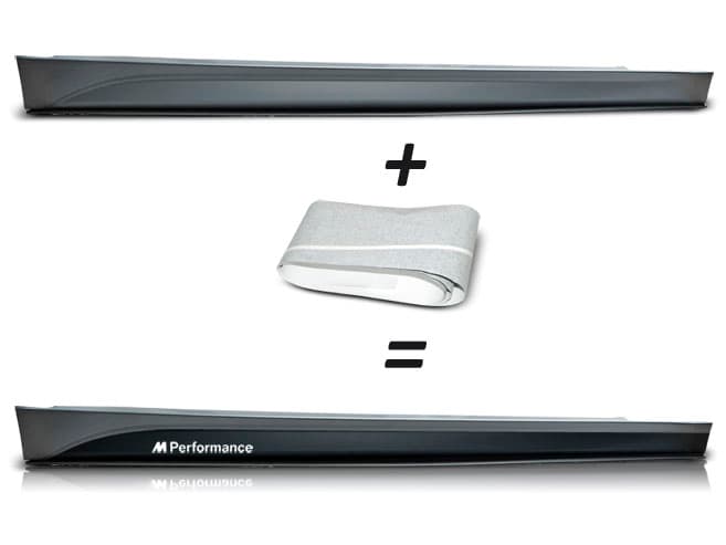 BMW F30 LIMOUSINE - KIT SEITENSCHWELLER M-PERFORMANCE OPTIK