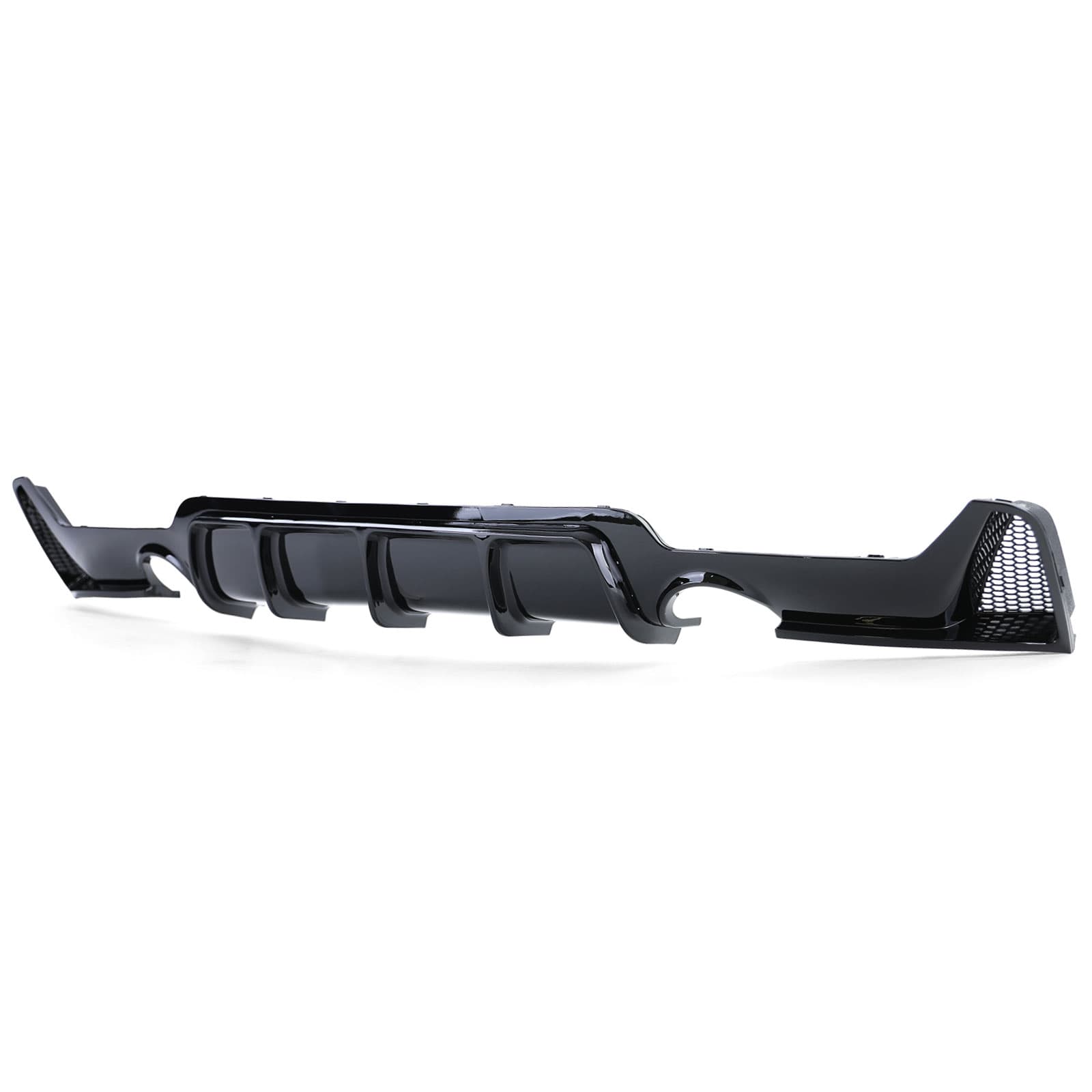 BMW F33 CABRIO - PERFORMANCE HECK DIFFUSOR ANSATZ O--O MIT ENDROHRBLENDEN V.2 – Bild 3