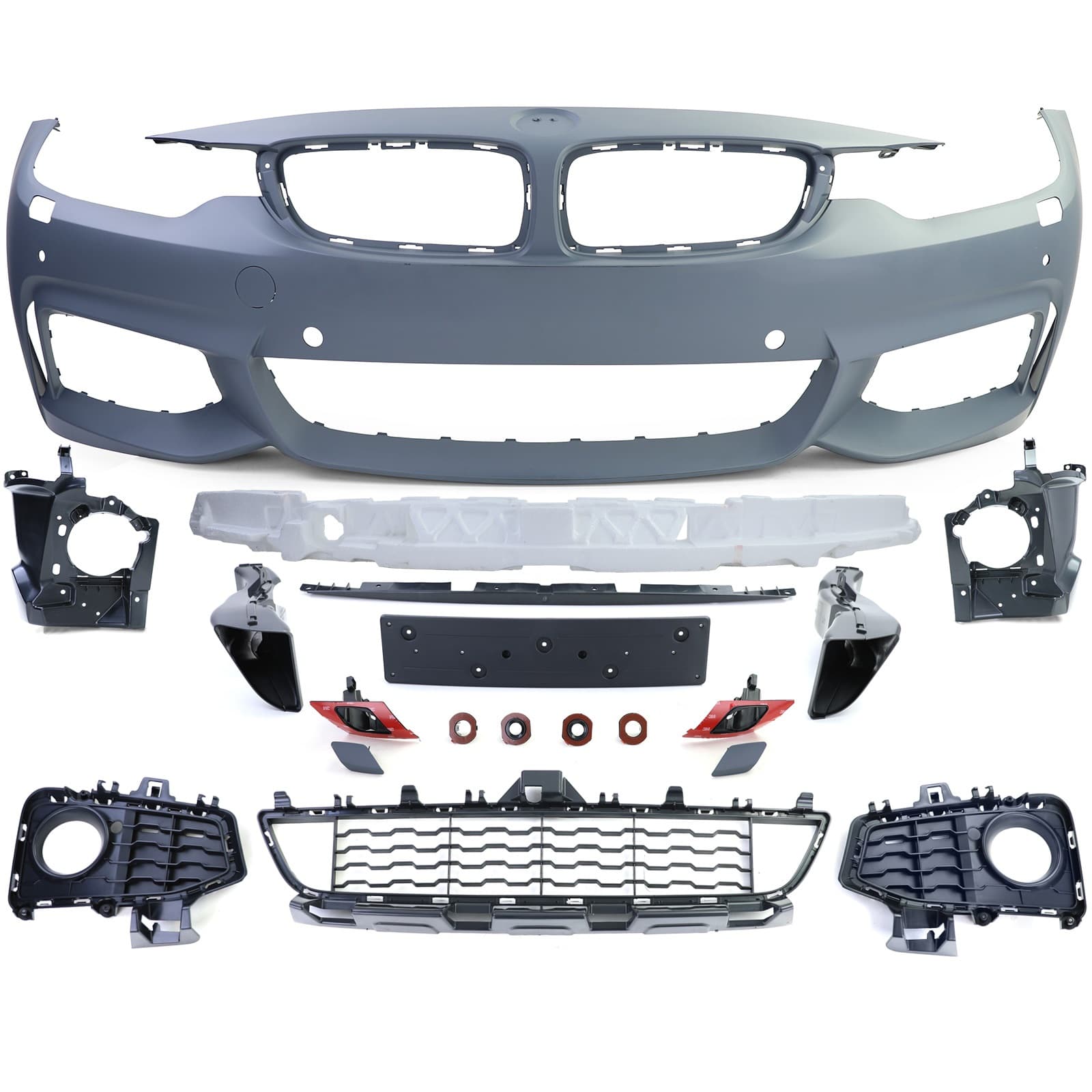 BMW F32 COUPE - FRONT STOSSSTANGE M-PAKET OPTIK (PDC|SRA)