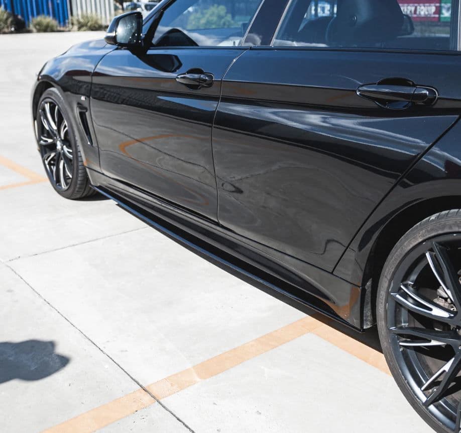 BMW F36 GRAN COUPE - SEITENSCHWELLER ANSATZ CUP LEISTEN – Bild 4