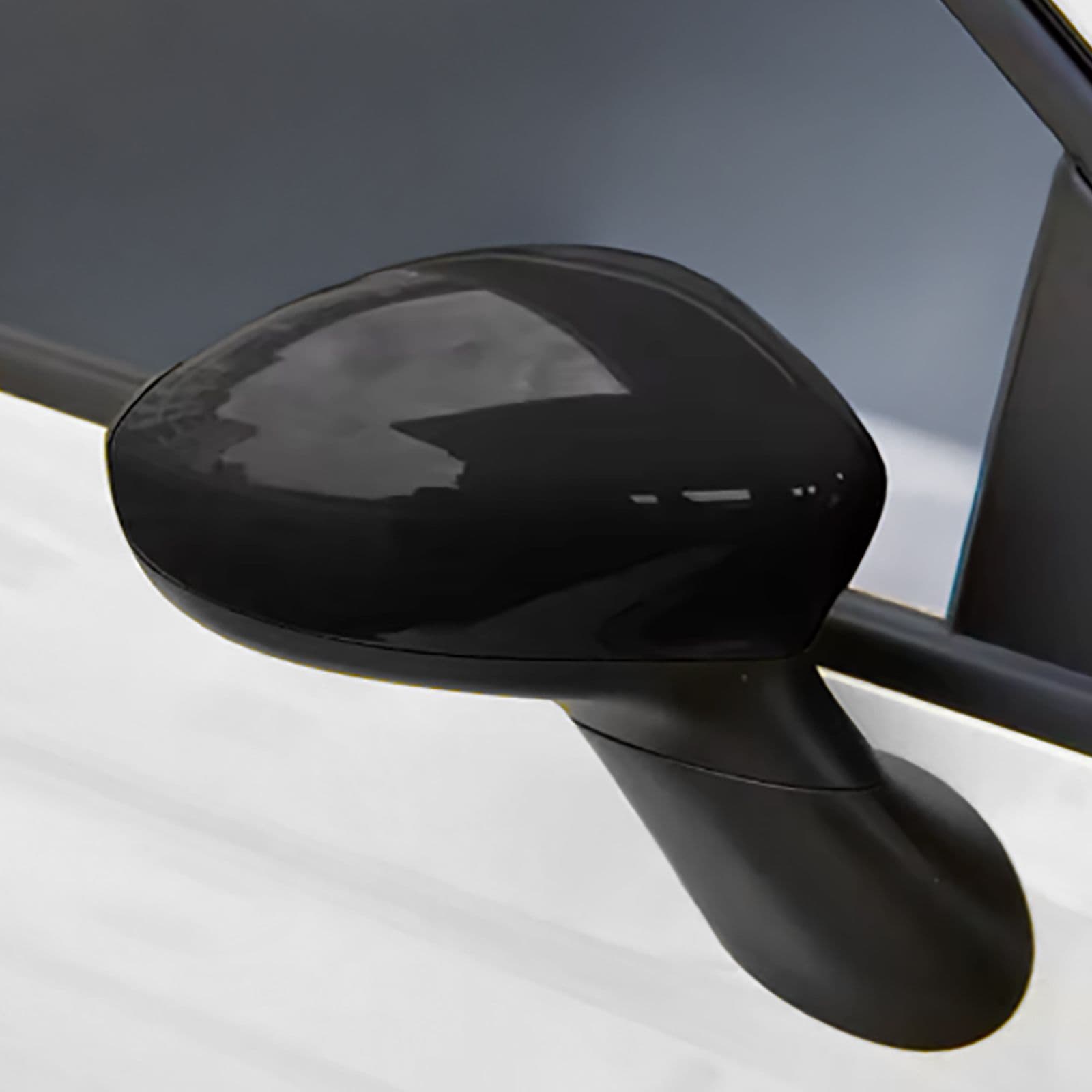 FIAT 500 ABARTH - SPIEGELKAPPEN SCHWARZ GLANZ – Bild 5