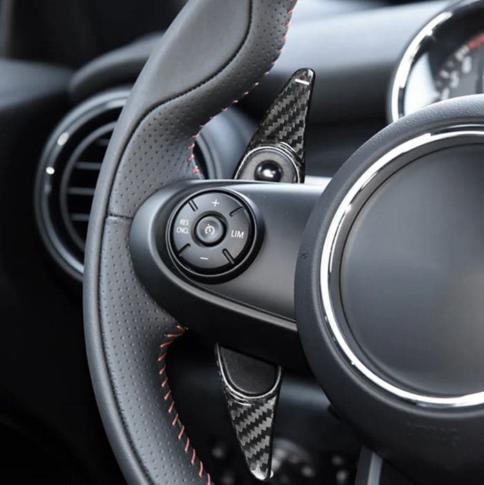 MINI F54 F55 F56 F57 F60 CARBON SCHALTWIPPEN VERLÄNGERUNGEN – Bild 2