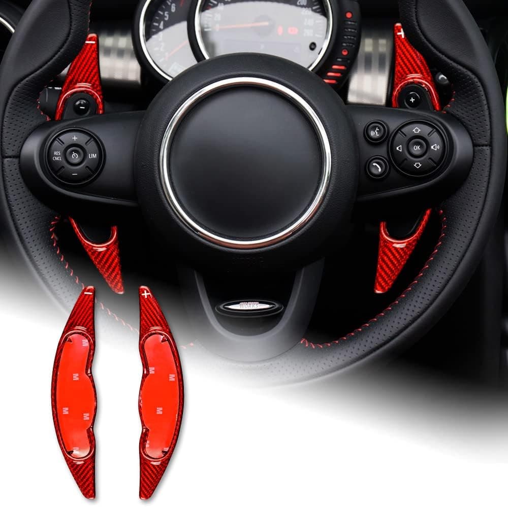 MINI F54 F55 F56 F57 F60 CARBON SCHALTWIPPEN VERLÄNGERUNGEN