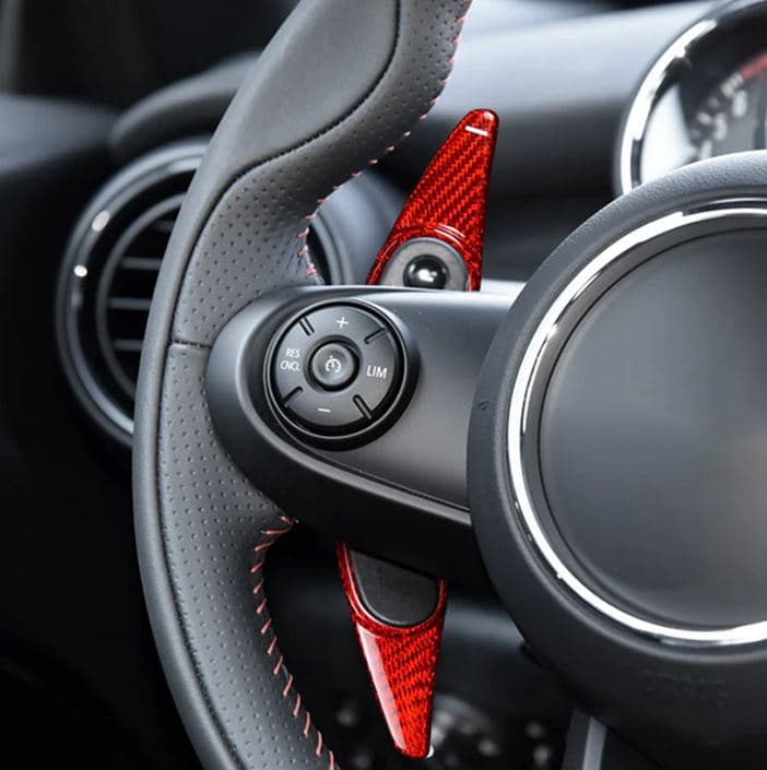 MINI F54 F55 F56 F57 F60 CARBON SCHALTWIPPEN VERLÄNGERUNGEN – Bild 5