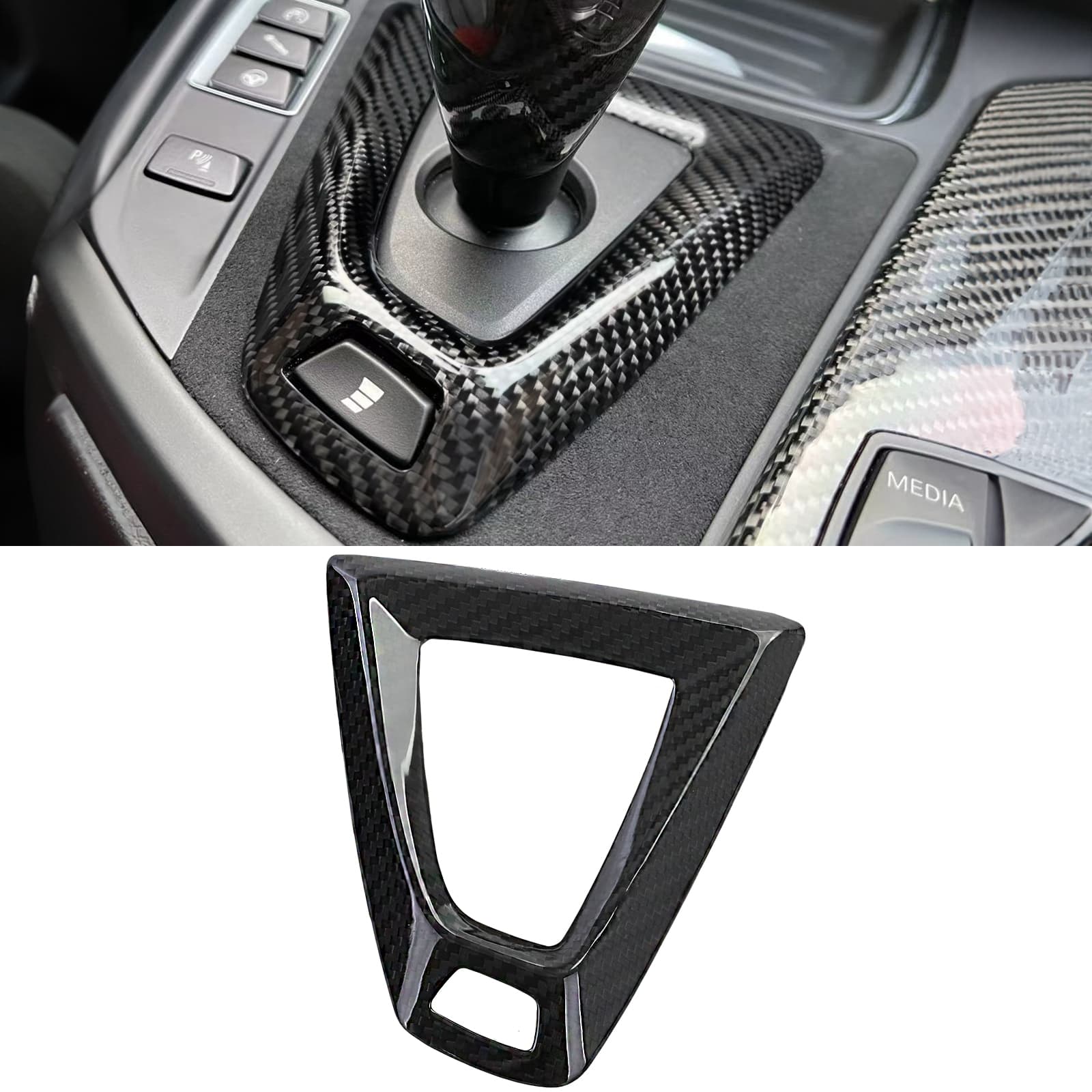 BMW M3 M4 CARBON SCHALTRAHMENABDECKUNG COVER