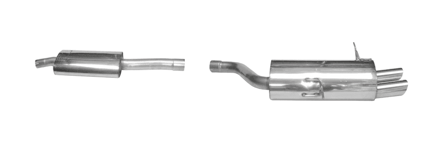 BMW E46 318i - BASTUCK SPORTAUSPUFF ANLAG AB KATALYSTOR
