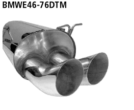BMW E46 323Ci - BASTUCK SPORTAUSPUFF ANLAGE AB KATALYSATOR – Bild 2