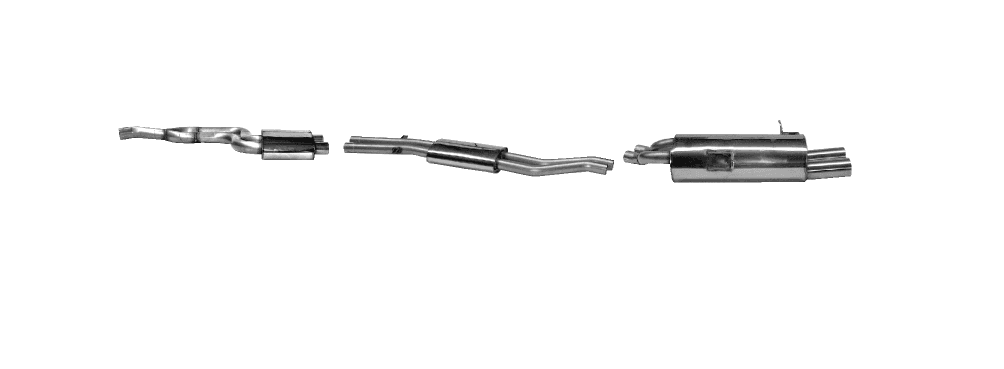 BMW E46 330Cd - BASTUCK SPORT AUSPUFF ANLAGE AB KAT – Bild 2