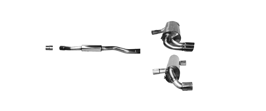 BMW 320i - BASTUCK DUPLEX SPORTAUSPUFF ANLAGE – Bild 2