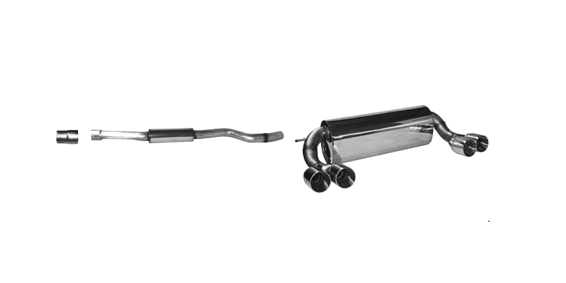 BMW 428ix - BASTUCK DUPLEX SPORTAUSPUFF ANLAGE AB KAT
