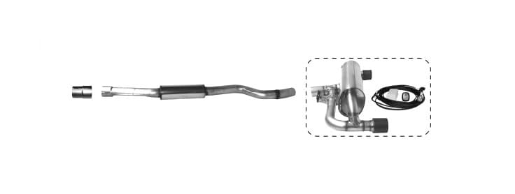 BMW 428i - BASTUCK DUPLEX SPORTAUSPUFF ANLAGE AB KAT (GPS)