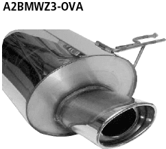BMW Z3 COUPE - BASTUCK SPORT AUSPUFF ANLAGE 1 x Ø 153x95MM – Bild 2