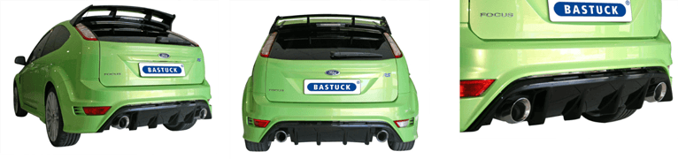 FORD FOCUS RS - BASTUCK DUPLEX SPORTAUSPUFF ANLAGE – Bild 2