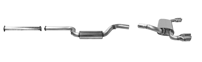FORD FOCUS - Ø 70MM DUPLEX SPORTAUSPUFF ANLAGE