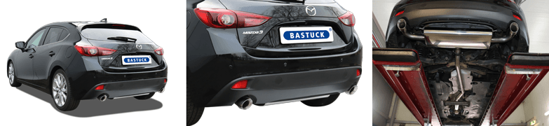 MAZDA 3 (BM) - DUPLEX SPORTAUSPUFF – Bild 2