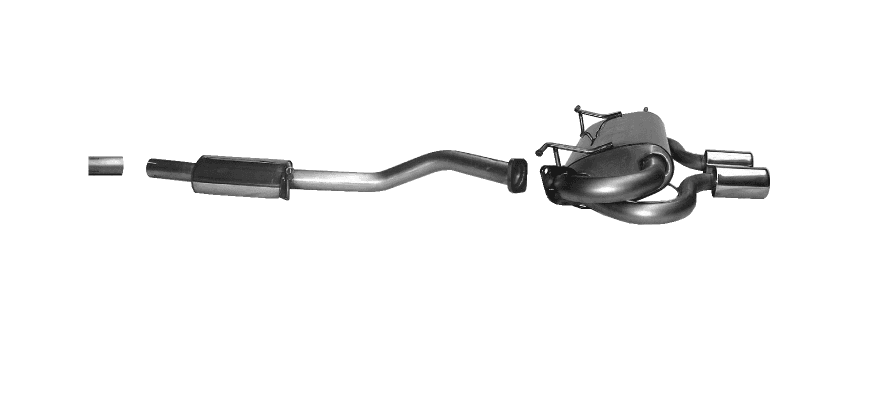 MAZDA MX-5 (NB) - BASTUCK DUPLEX SPORTAUSPUFF ANLAGE AB KAT -OO-