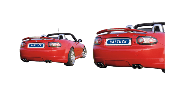 MAZDA MX-5 (NC) - BASTUCK DUPLEX SPORTAUSPUFF ANLAGE AB KAT OO-OO – Bild 3