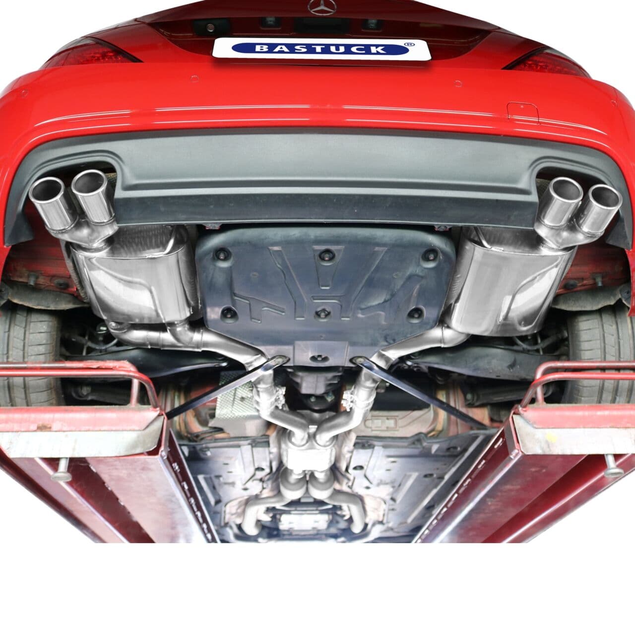 MERCEDES SLK - BASTUCK DUPLEX SPORTAUSPUFF ANLAGE AB KAT – Bild 3