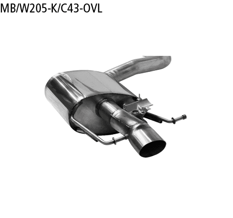 MERCEDES C-KLASSE - BASTUCK DUPLEX SPORTAUSPUFF ANLAGE AB OPF V.4 – Bild 4