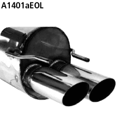 OPEL OMEGA B - BASTUCK GRUPPE A AUSPUFF ANLAGE Ø 63MM – Bild 3