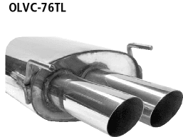 OPEL VECTRA C LIMOUSINE - BASTUCK DUPLEX AUSPUFF ANLAGE Ø 63MM – Bild 2
