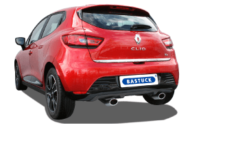 RENAULT CLIO 4 - BASTUCK DUPLEX SPORTAUSPUFF ANLAGE AB KAT – Bild 3