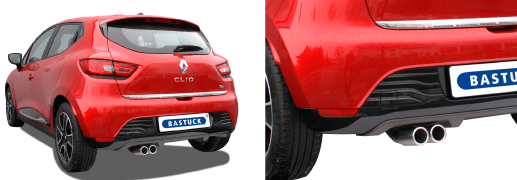 RENAULT CLIO 4 - BASTUCK SPORTAUSPUFF ANLAGE AB KAT – Bild 3