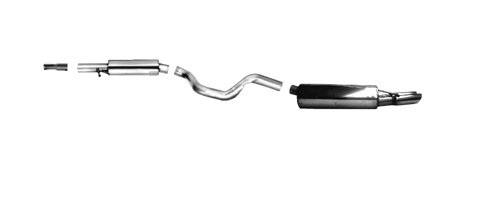 SEAT LEON - BASTUCK Ø 63MM SPORTAUSPUFF ANLAGE AB KAT – Bastuck